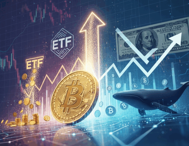 TC Rallies on ETF Inflows, Dollar Weakness and Whale Activity