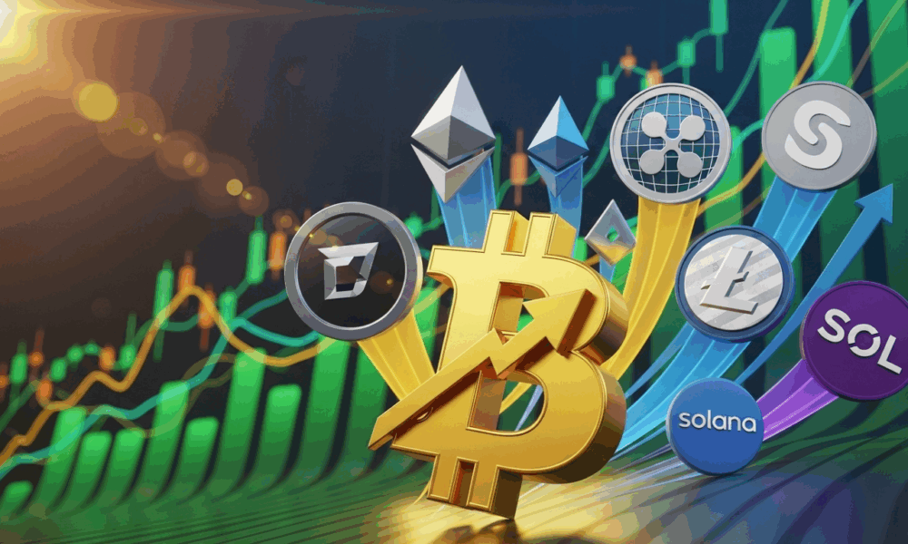 Bitcoin rose 0.8% to $112,140, with ETH, XRP, Solana, and Dogecoin also gaining as expectations of U.S. interest-rate cuts buoy the crypto market.