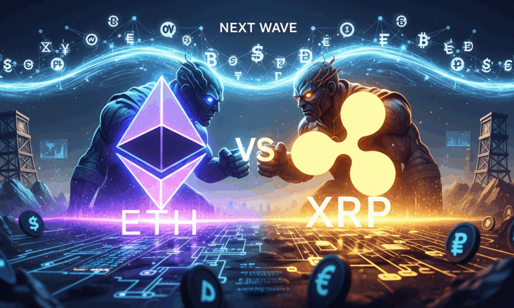 Ethereum vs XRP - Crypto Titans – Who Wins the Next Wave